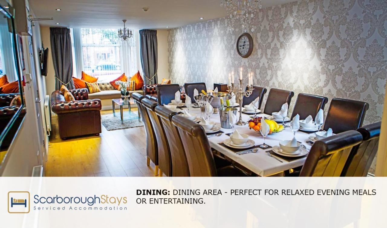 Scarborough Stays - Luxury Townhouse Ideal For Large Groups - Hot Tub Экстерьер фото